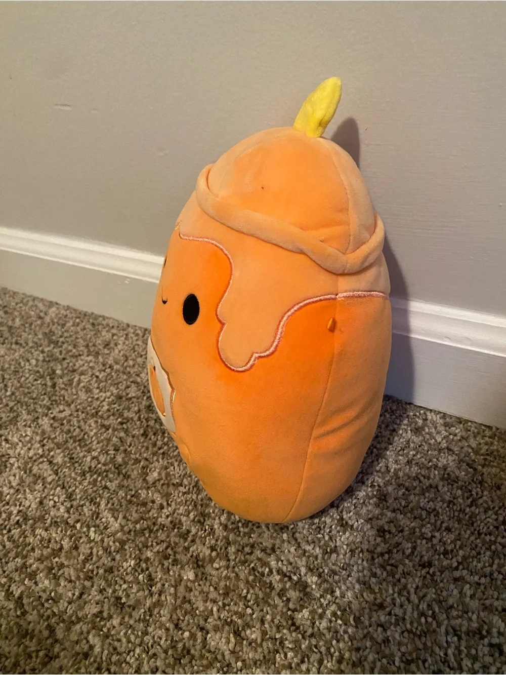 Halloween Squishmallow Bundle & Kids Orange Pumpkin Feather Trim Purse Bundle
